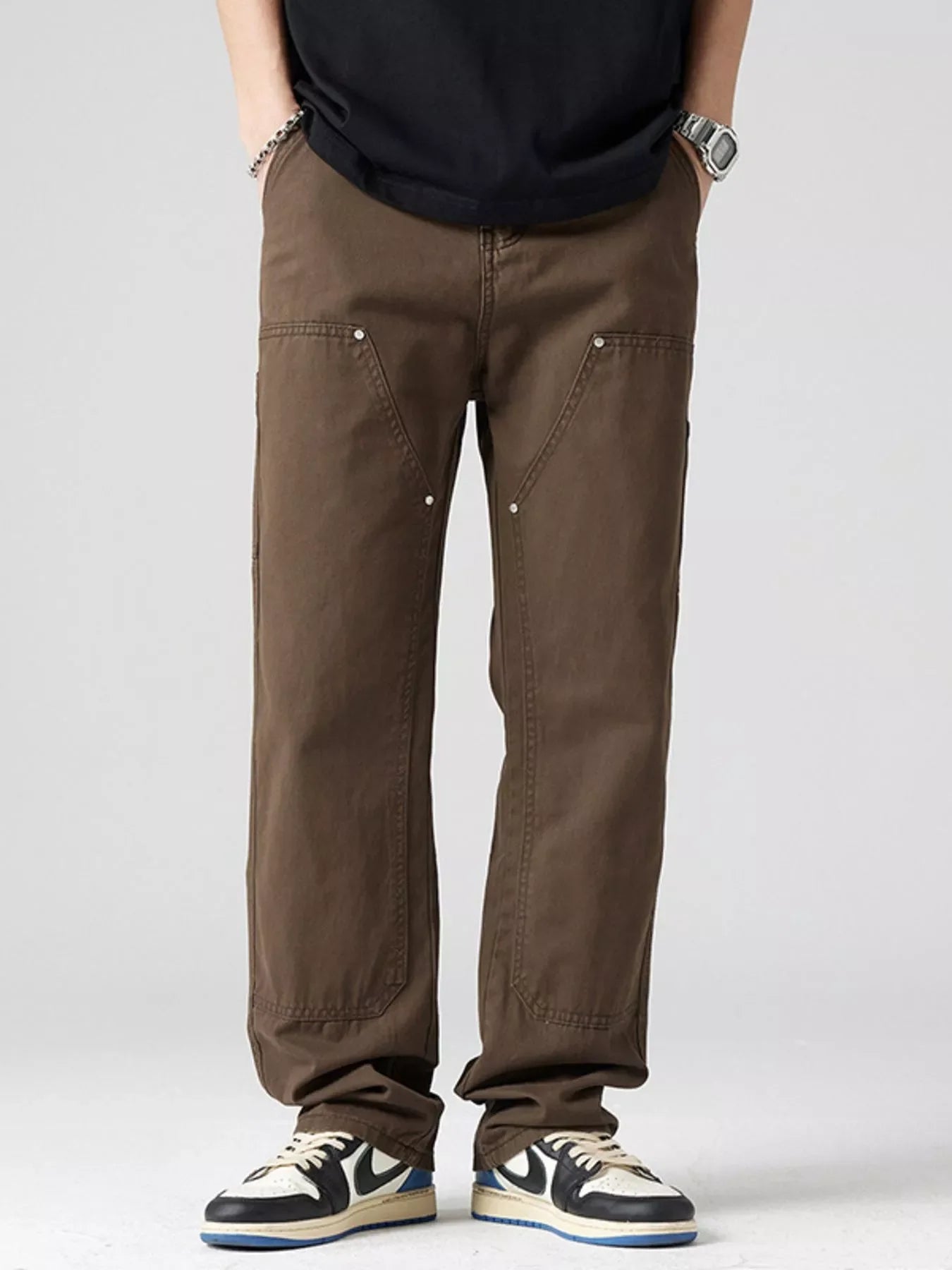 Men's Wide-Leg Relaxed Fit Jeans