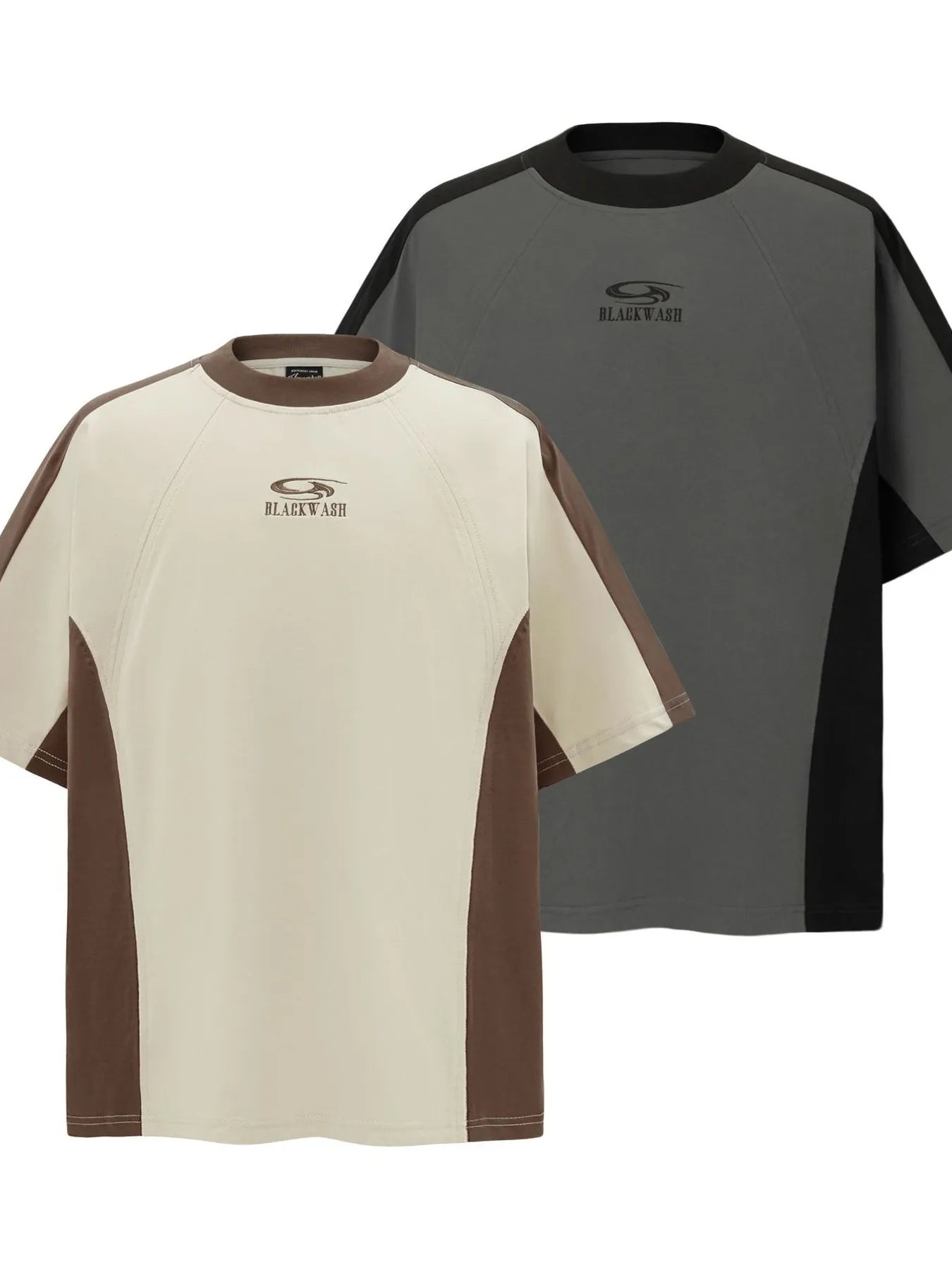 Men's Relaxed Fit Color Block T-Shirt