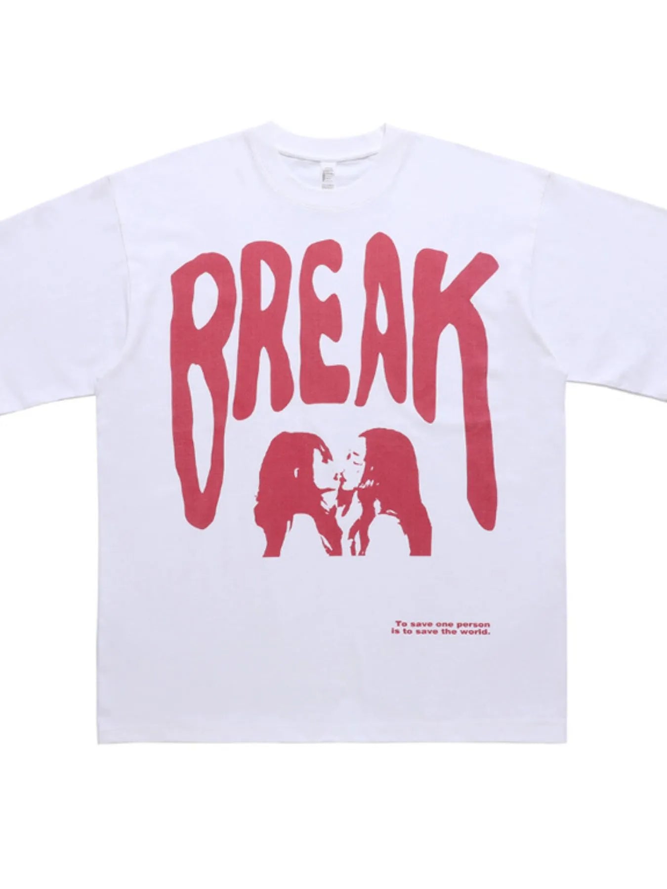 Men's Oversized Graphic Round Neck T-Shirt