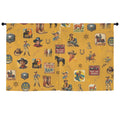 Baha Ranch Vintage Cowboy Collage Western Curtains 52" x 63" Made in America