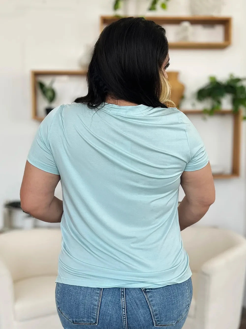 Basic Bae Bamboo Full Size  Round Neck Short Sleeve T-Shirt Plus Size