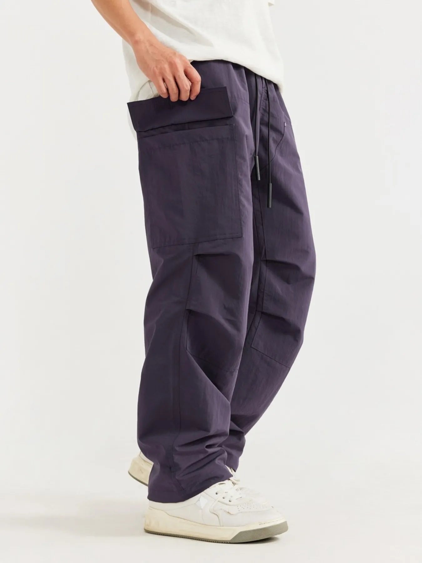 Men's Wide Leg Cargo Pants
