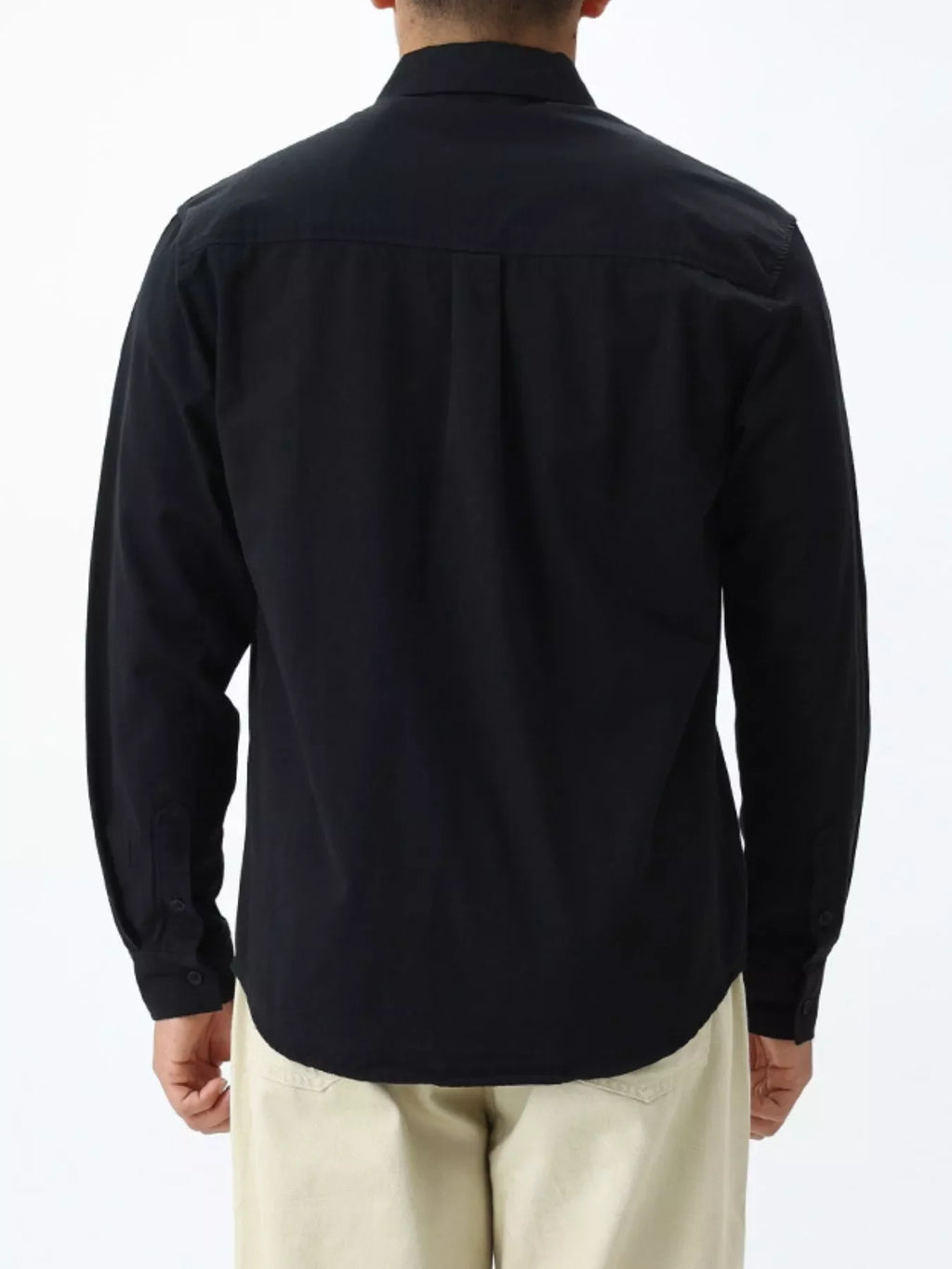 Men's Plus Size Button Down Long Sleeve Shirt