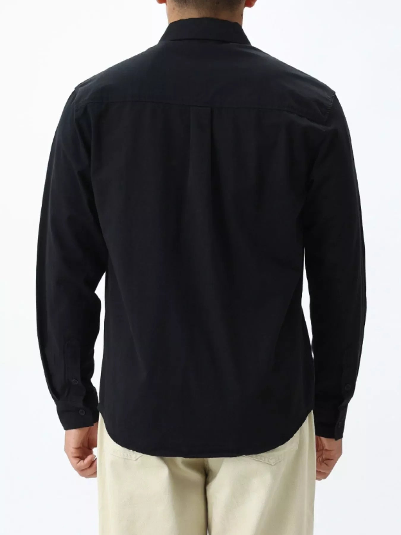 Men's Plus Size Button Down Long Sleeve Shirt