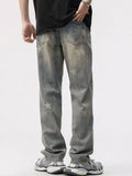 Men's Star Wide Leg Jeans