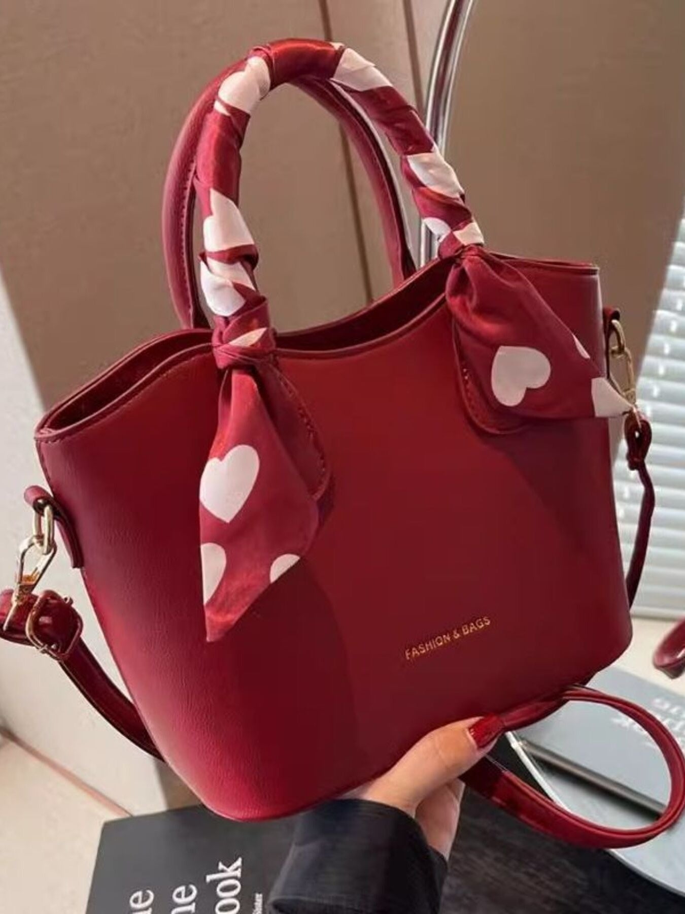 Top Handle Bucket Bag