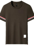Men's Striped Short Sleeve T-Shirt