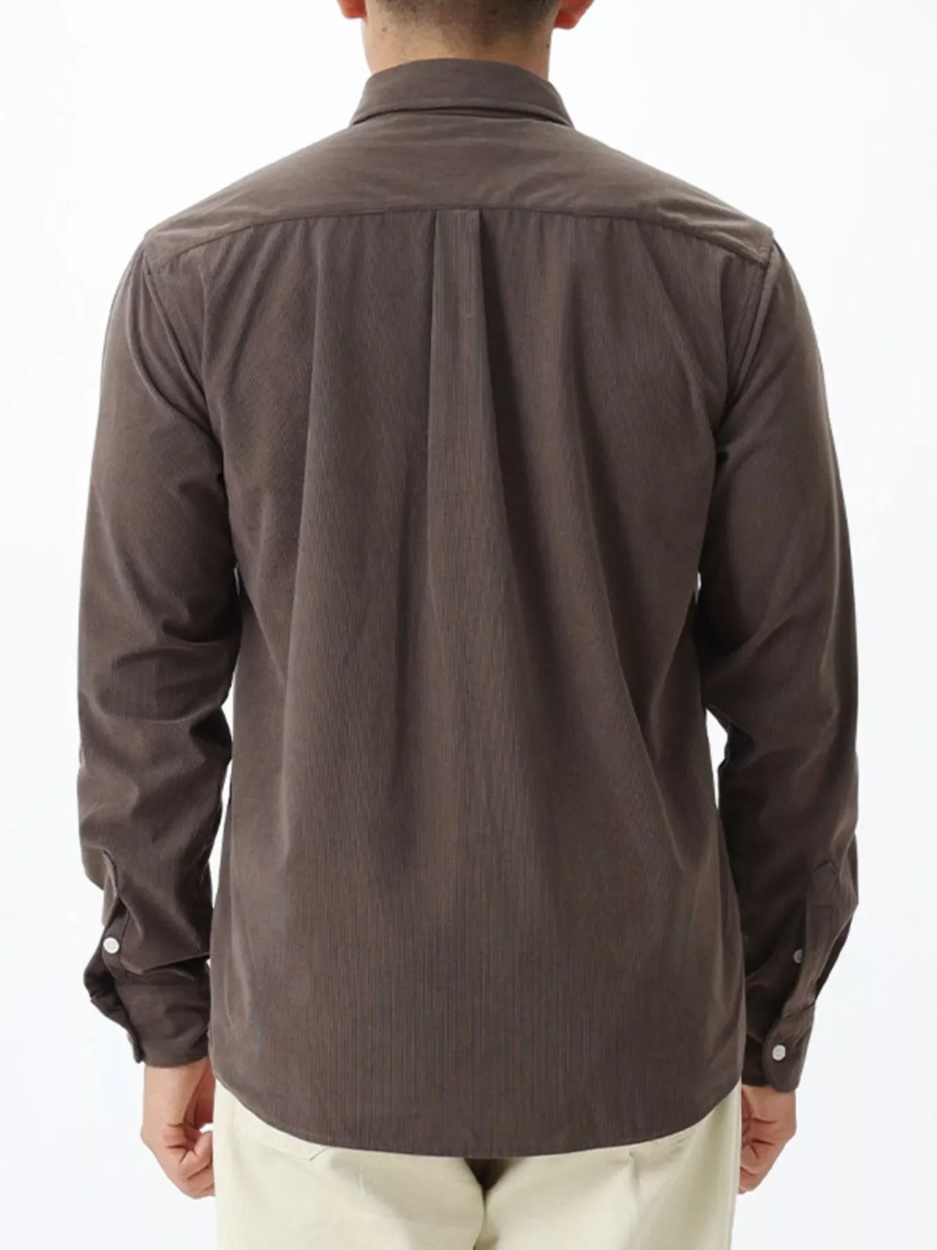 Men's Plus Size Button Up Long Sleeve Shirt
