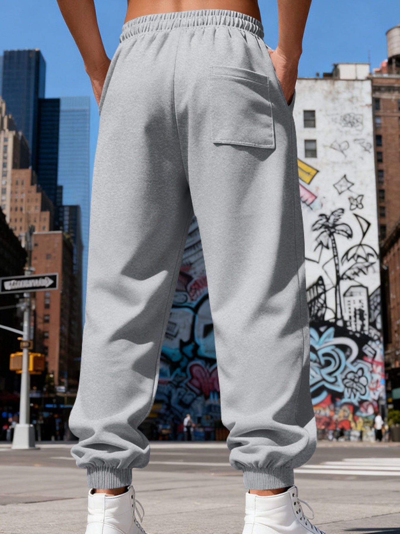 Men's Striped Casual Joggers
