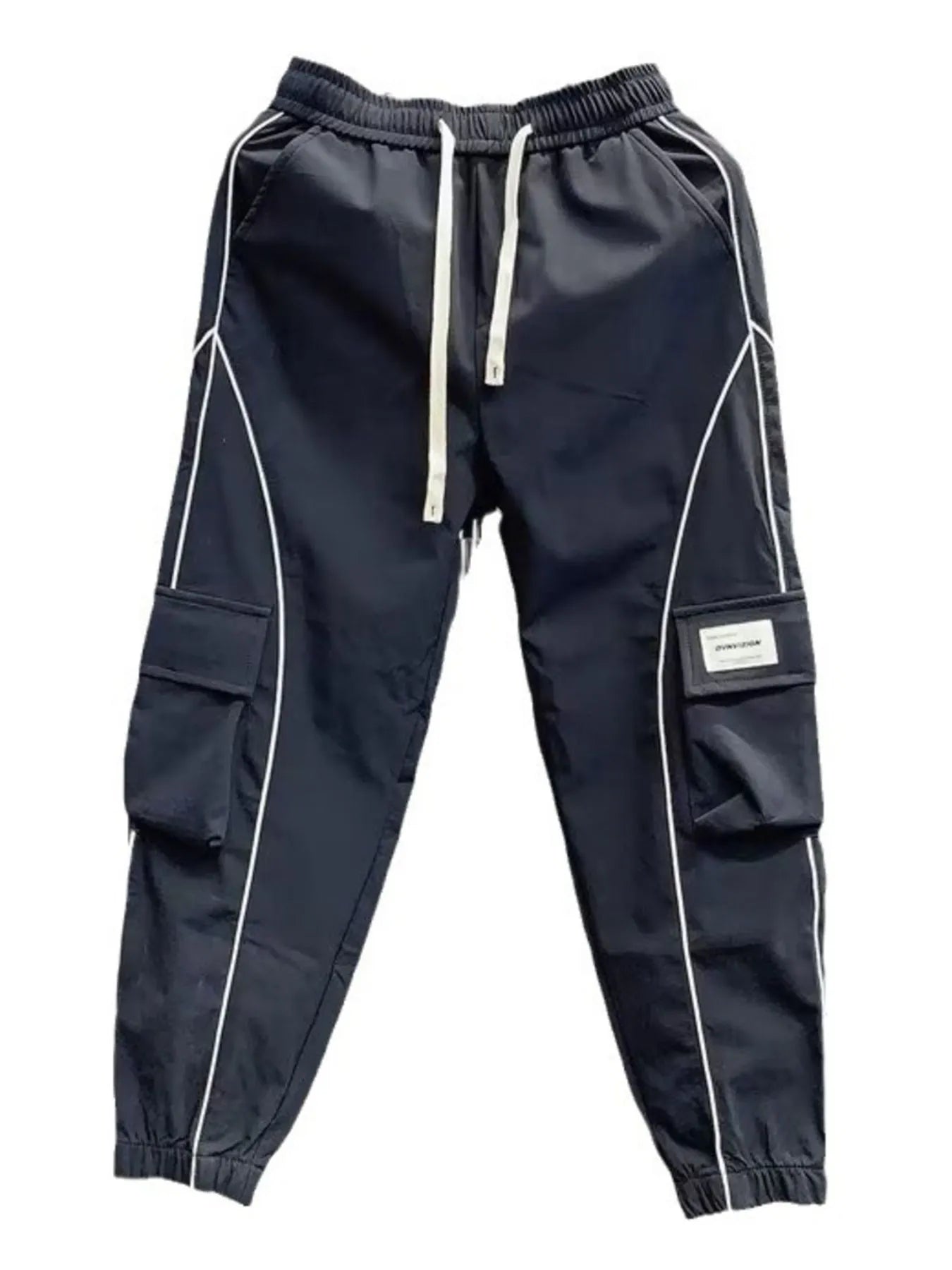 Men's Plus Size Stripe Cargo Joggers