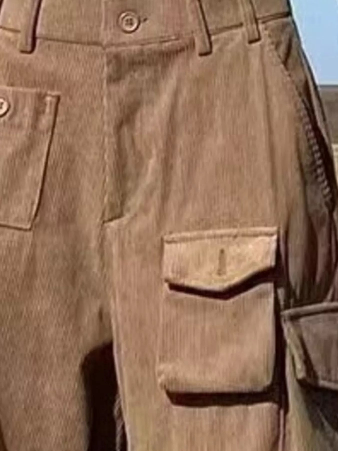 Men's Corduroy Cargo Pants