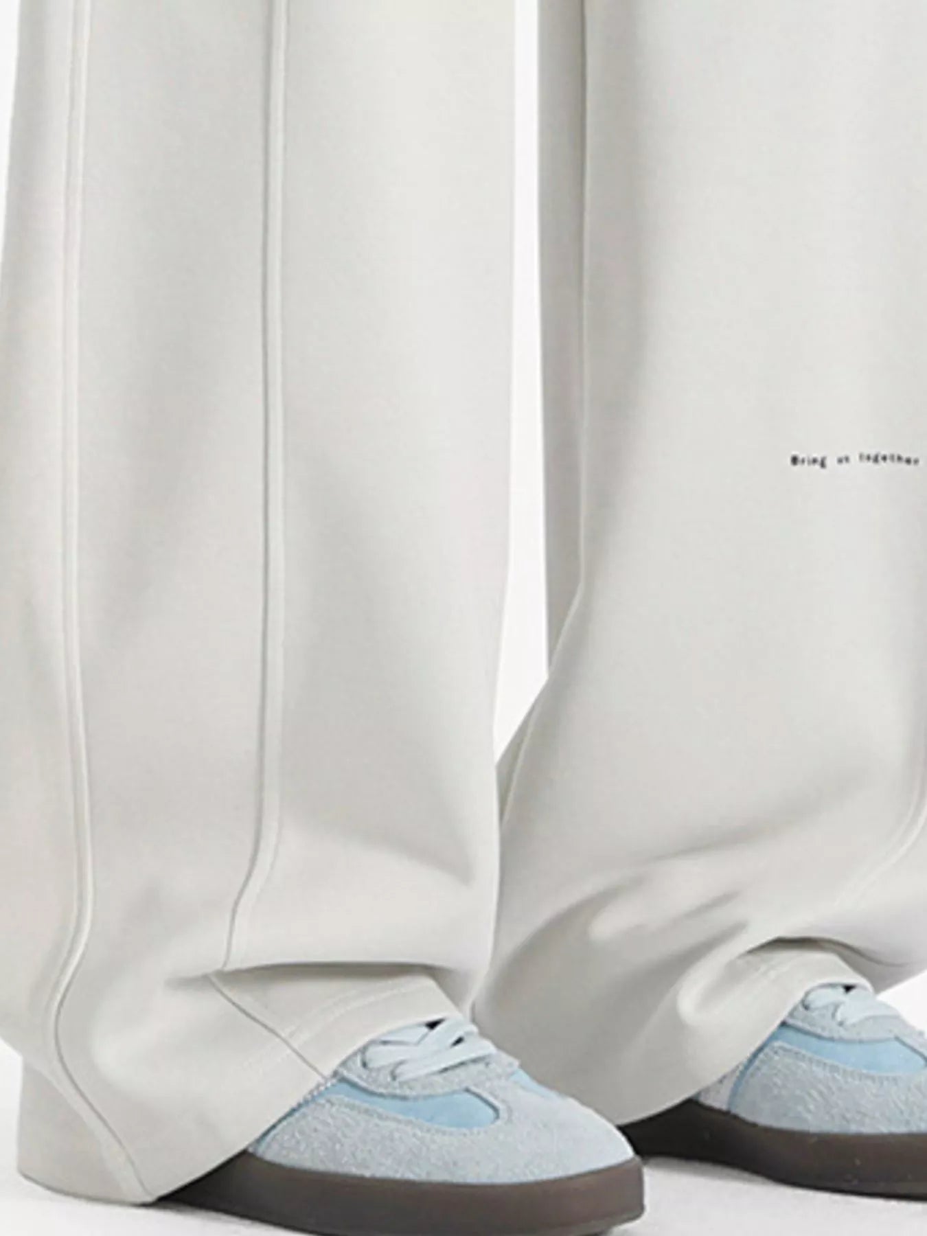 Men's Plus Size Drawstring Wide Leg Casual Pants