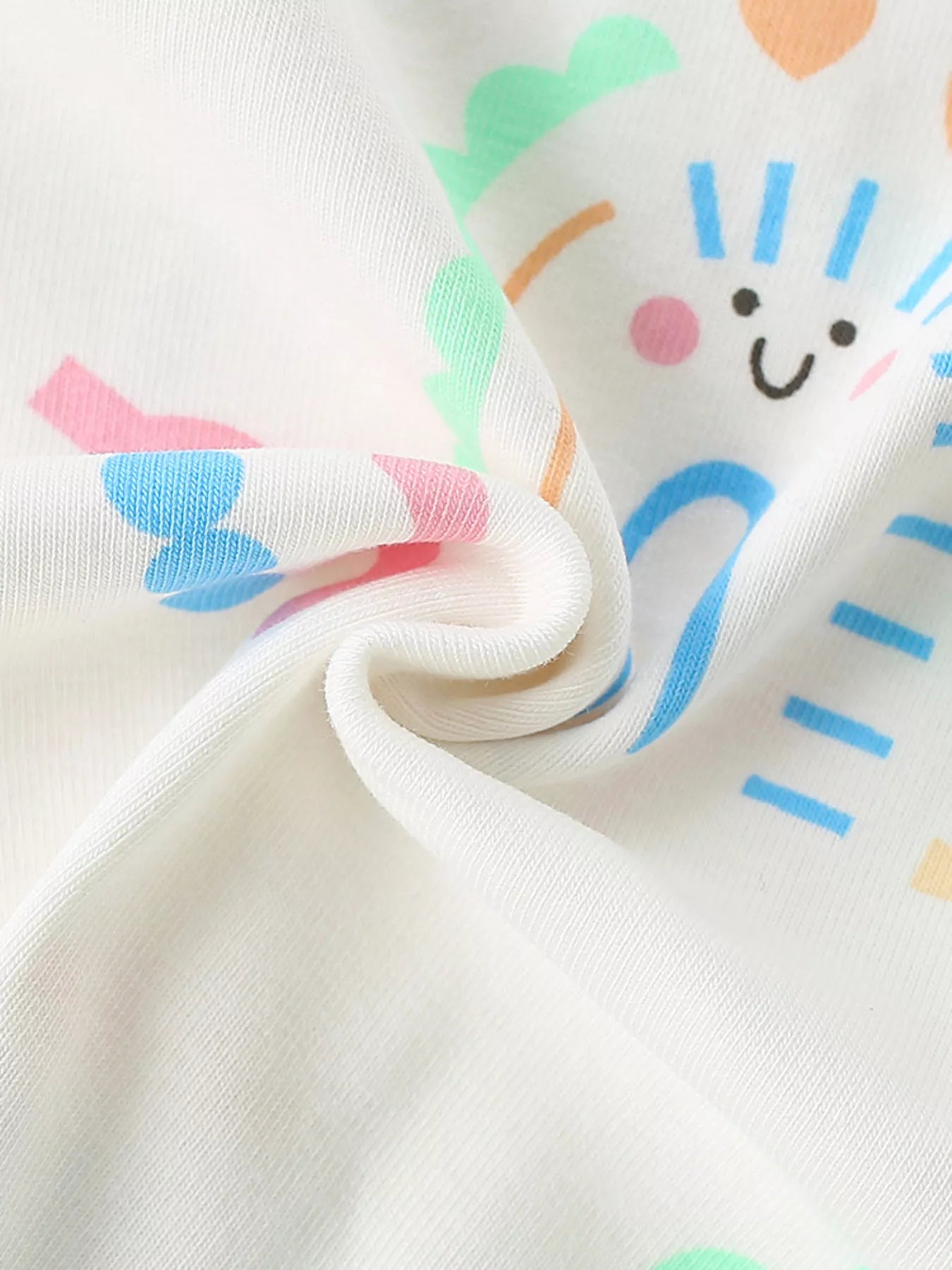 Children's Rainbow Print Short Sleeve T-Shirt