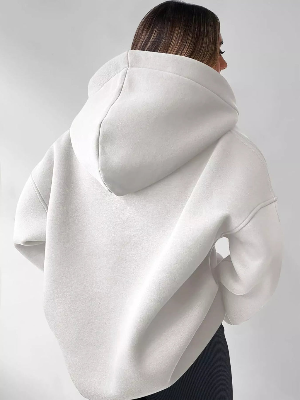 Dropped Shoulder Long Sleeve Sweatshirt