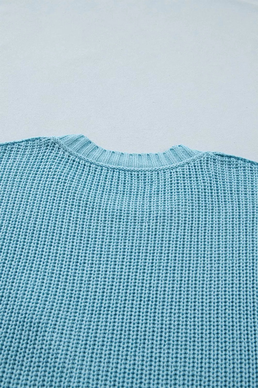 Casual Knit Half Sleeve Sweater