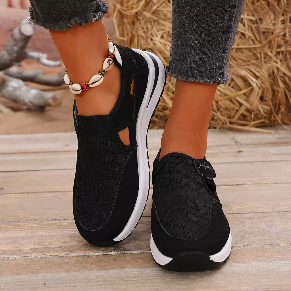 Breathable Cutout Slip-Ons