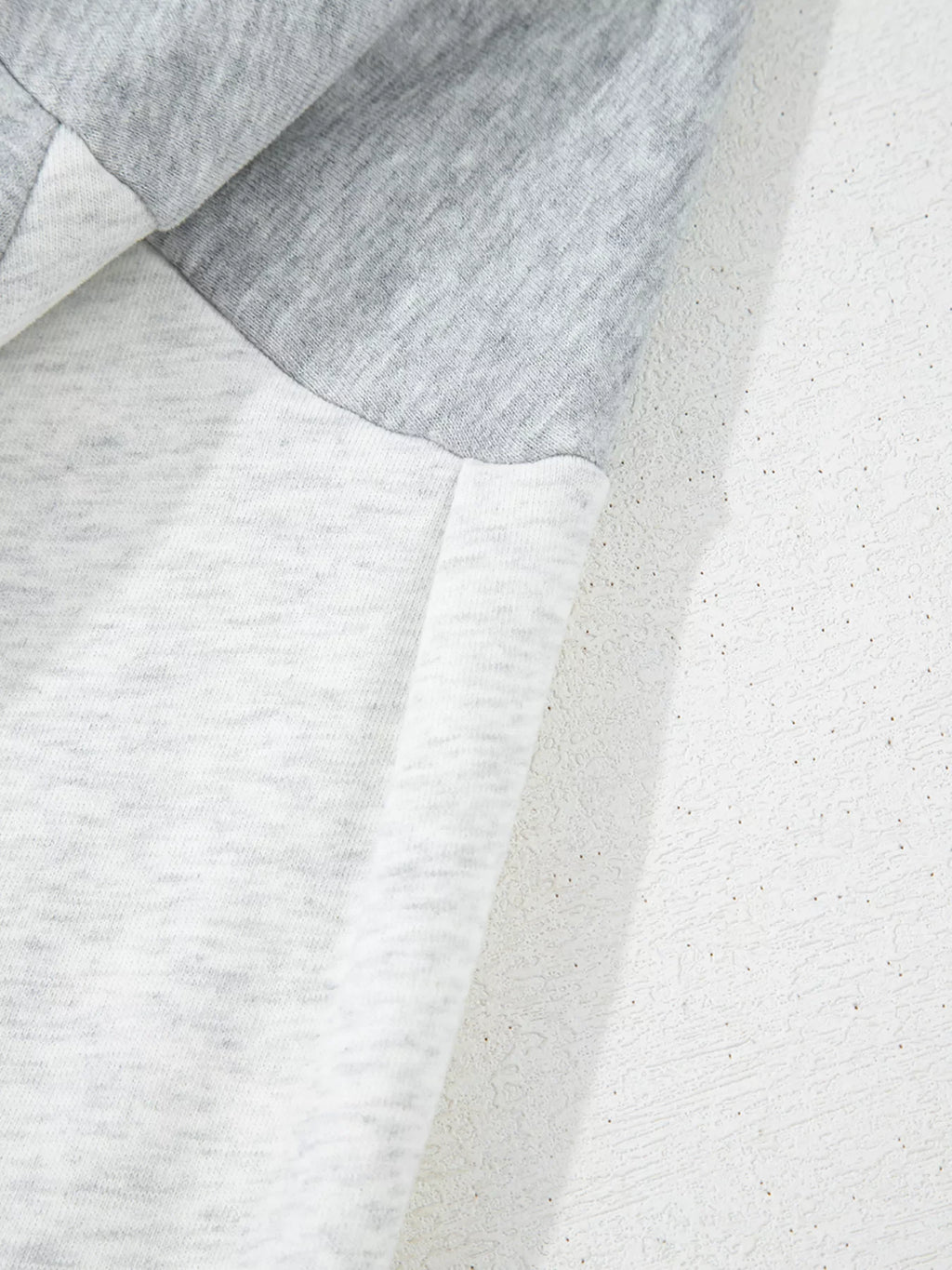Half Zipper Collared Drop Shoulder Side Slits Sweatshirt