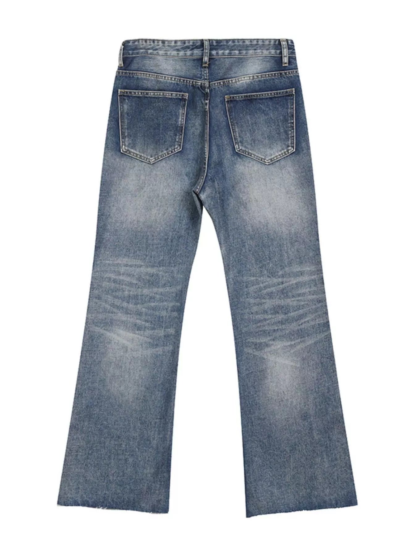 Men's Vintage Wash Flare Jeans