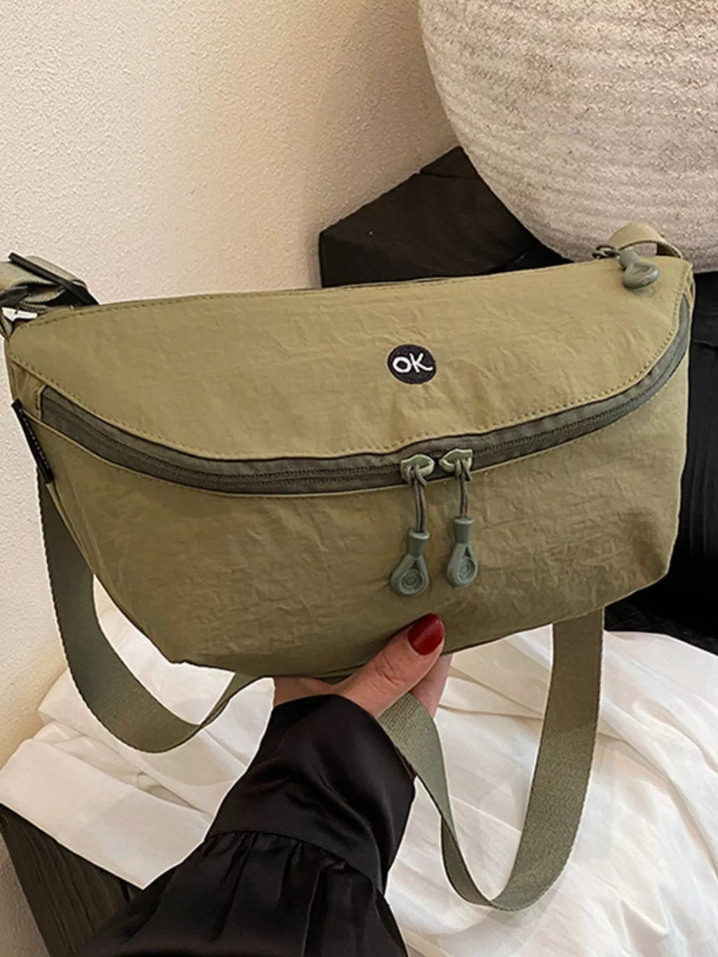 Lightweight Canvas Sling Bag