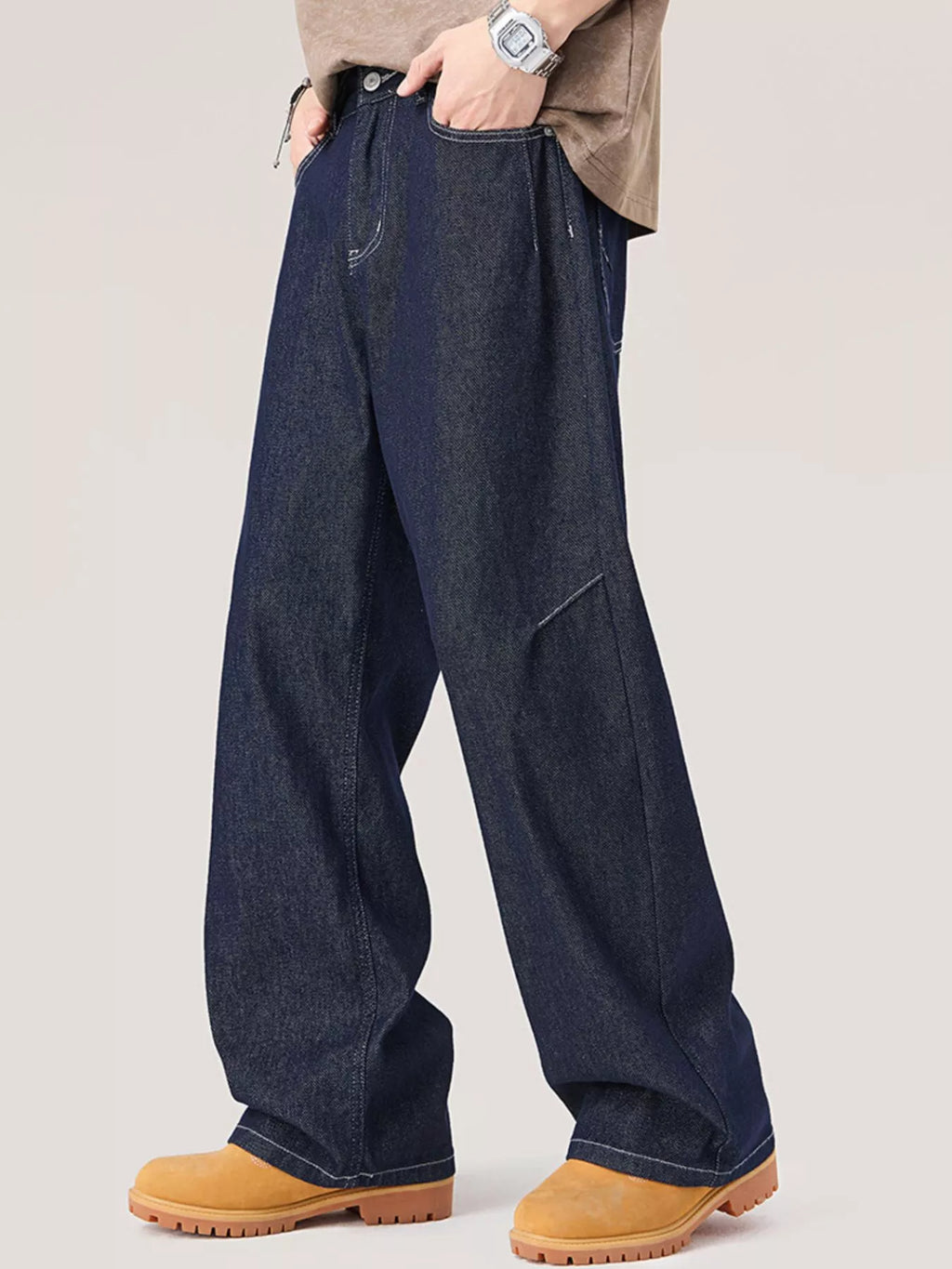 Men's Wide Leg Jeans