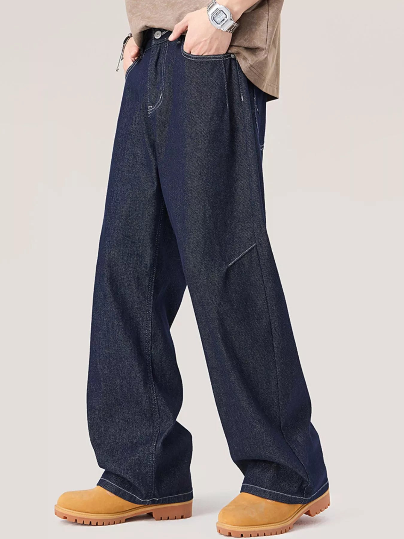 Men's Wide Leg Jeans