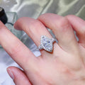 2 Carat Moissanite 925 Sterling Silver Ring