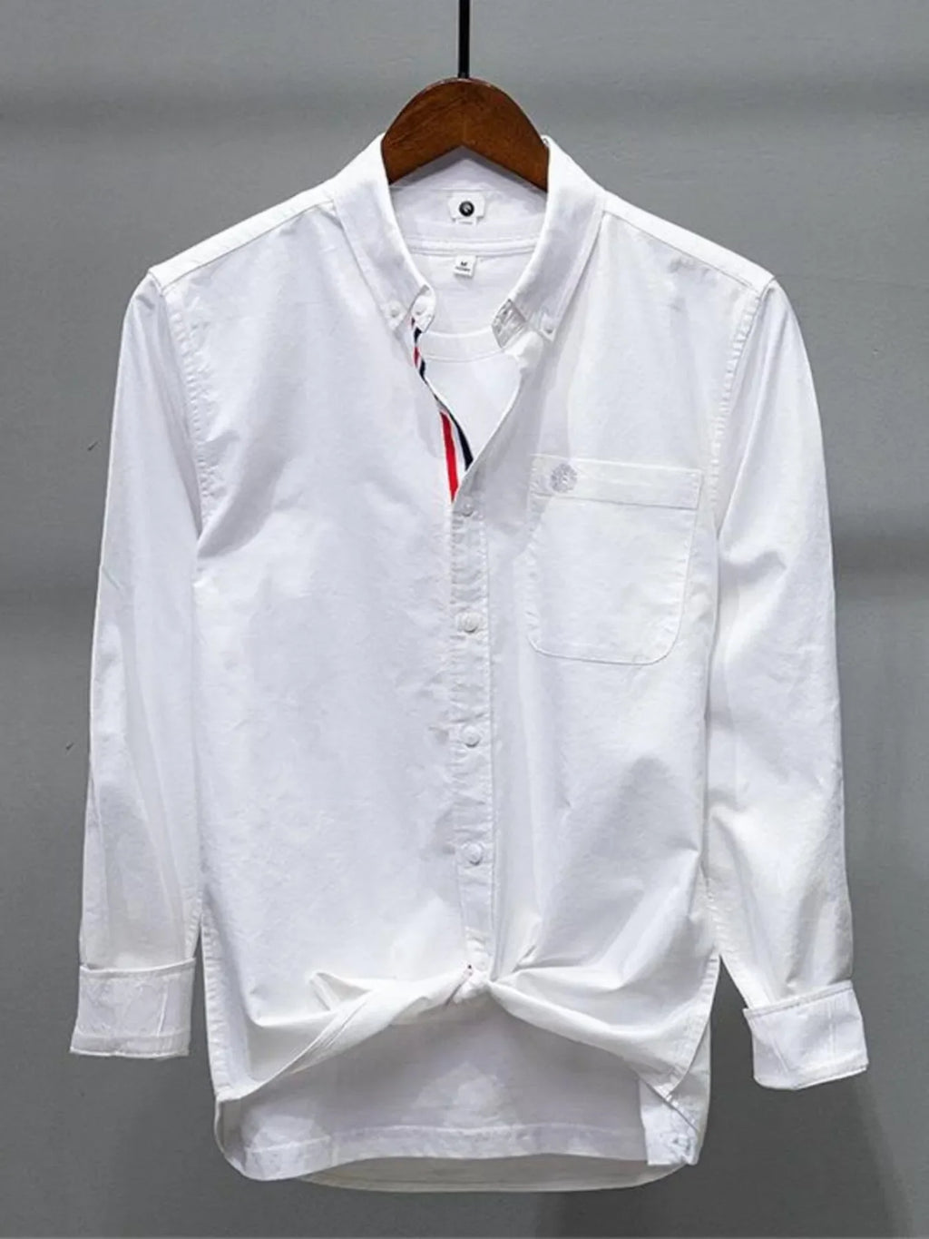 Men's Plus Size Button Up Long Sleeve Shirt