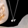 Pearl Mermaid Tail Pendant Necklace