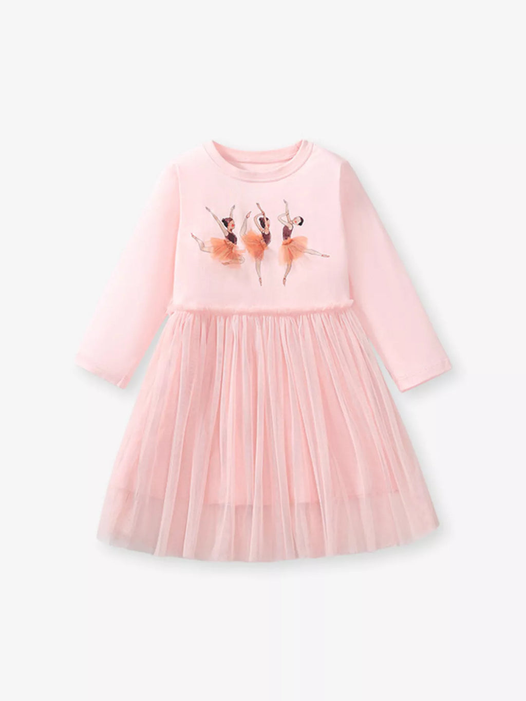Children's Ballerina Long Sleeve Tulle Dress