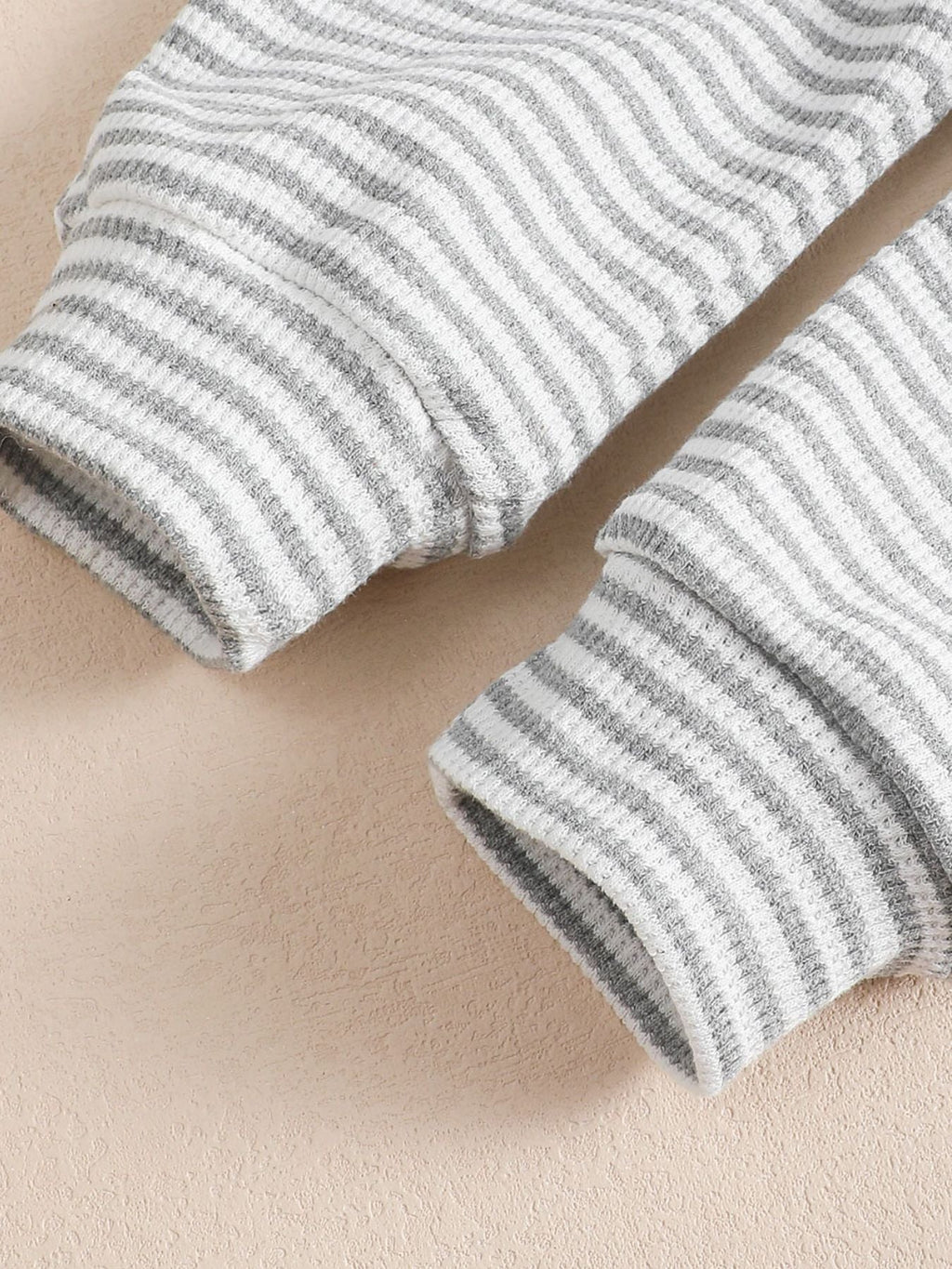 Children's Striped Pocket Sweatshirt & Pants Set