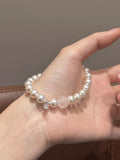 Pearl & Crystal Zircon Bracelet