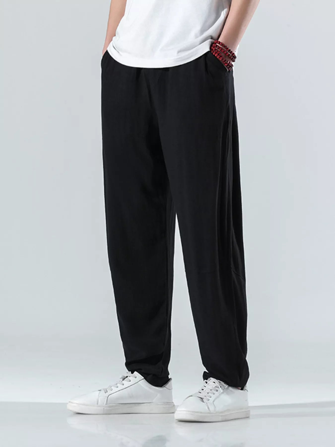 Men's Plus Size Relaxed Fit Casual Pants