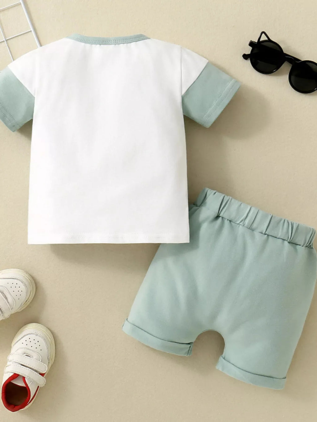 Children's Striped T-shirt and Shorts Set