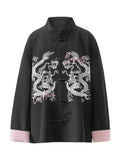 Men's Dragon Chinese Style Button Up Shirt