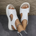 Cutout Platform Sandals
