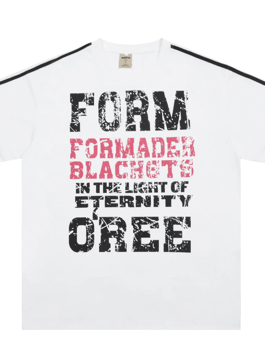 Men's Letter Graphic Round Neck T-Shirt