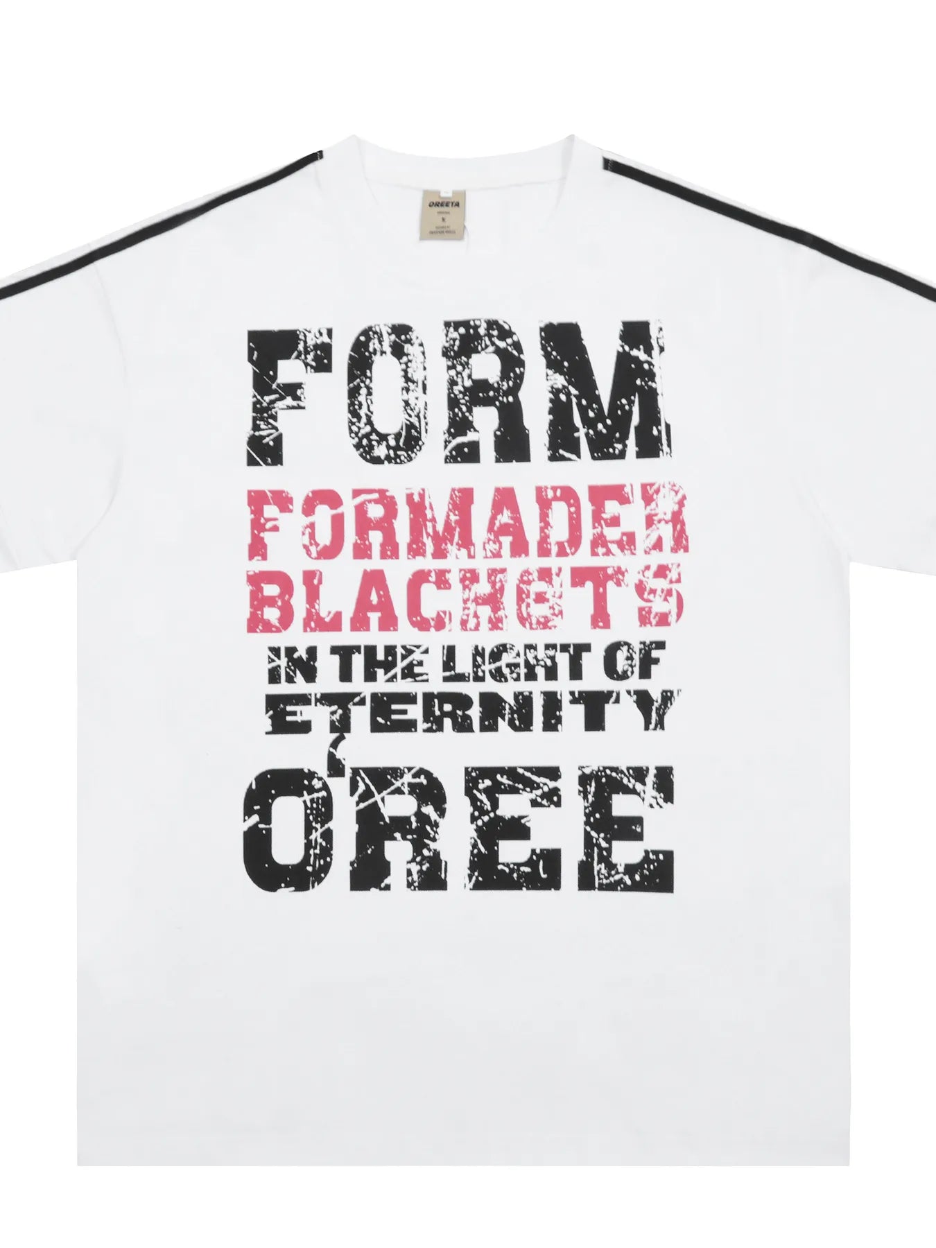 Men's Letter Graphic Round Neck T-Shirt