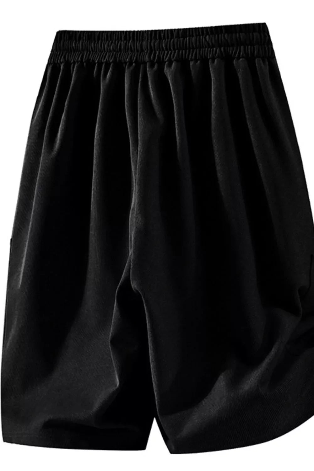 Men's Plus Size Drawstring Pocketed Shorts