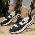 Star Lace Up Sneakers