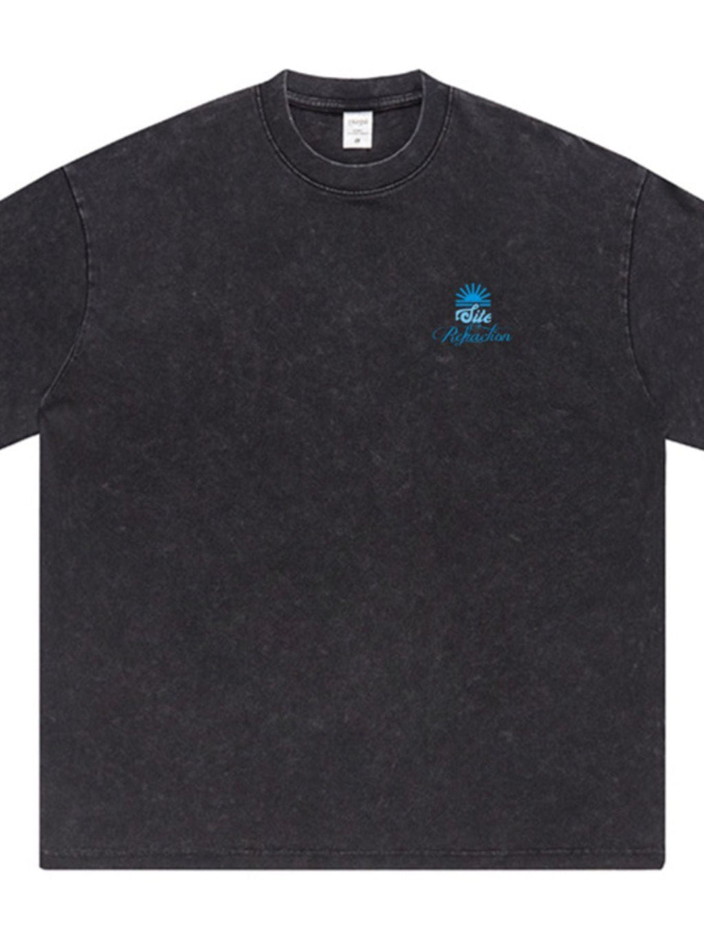 Men's Vintage Wash Round Neck Oversized T-Shirt