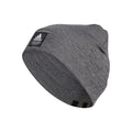 adidas Mens Amplifier Fold Beanie Carbon-Grey Twist/Black/White F21 One Size