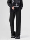 Men's Full Size Relaxed Fit Straight-Leg Pants Plus Size