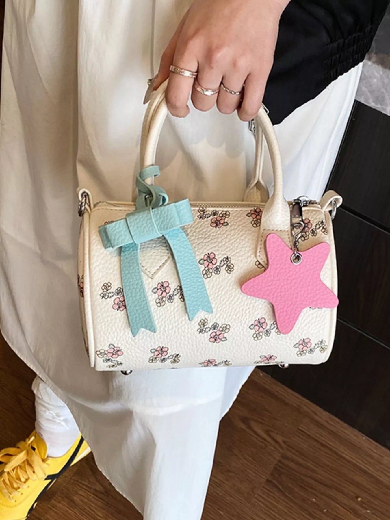 Floral Print Crossbody Bag