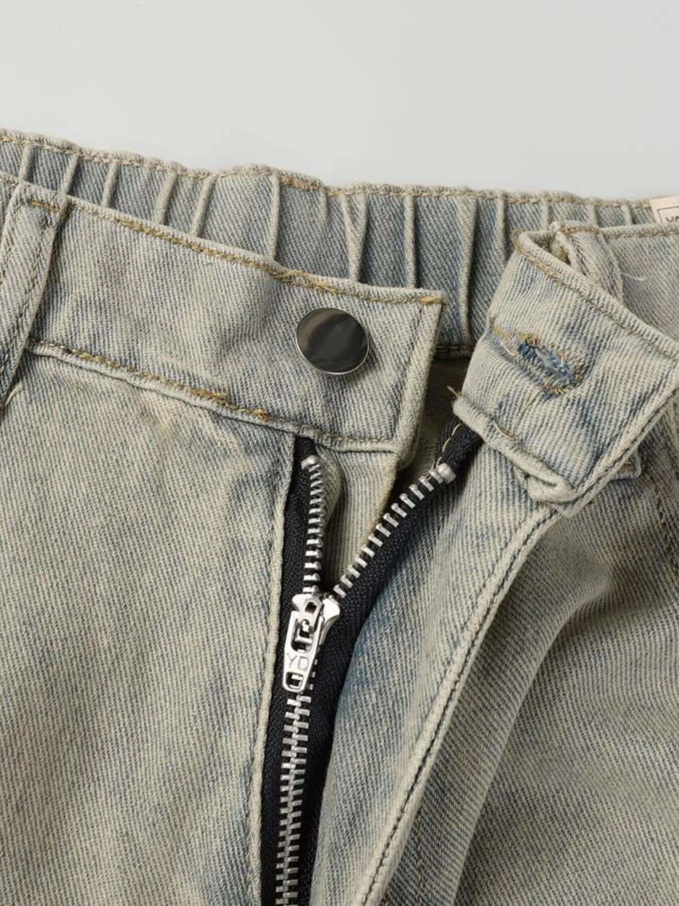 Men's High Waist Wide Leg Jeans