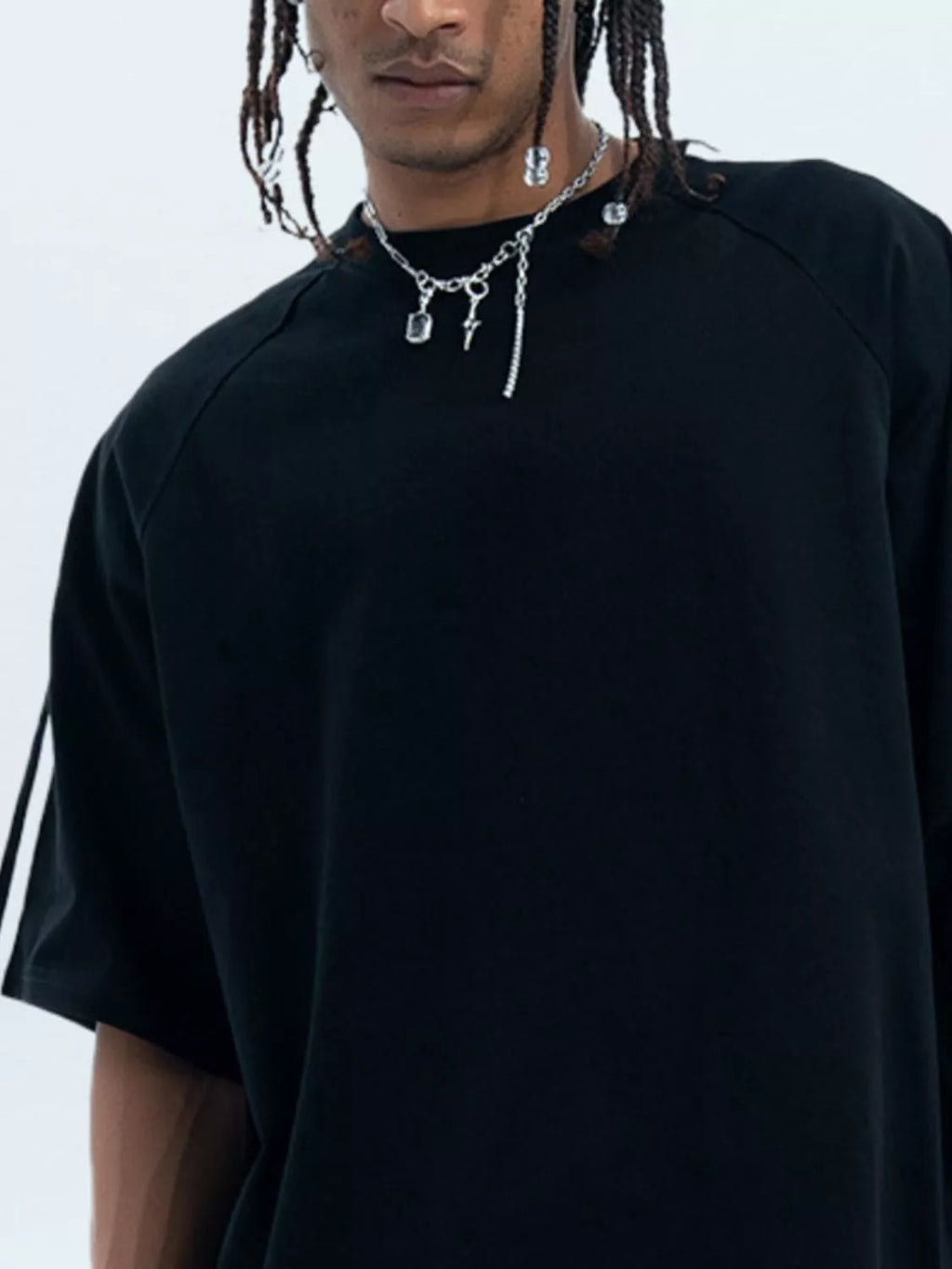 Men's Round Neck Stripe T-Shirt