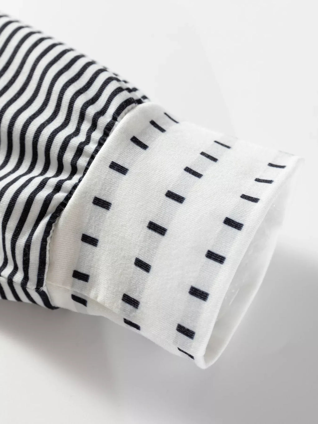 Stripe Raglan Patchwork Long Sleeve Top
