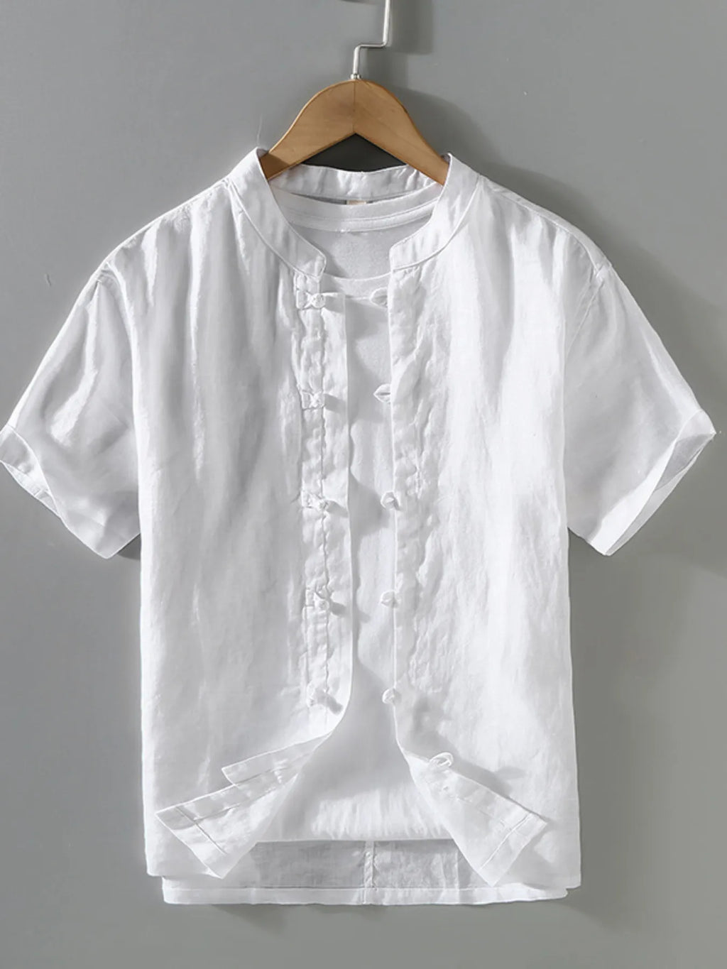 Men's Plus Size Button Up Short Sleeve Shirt