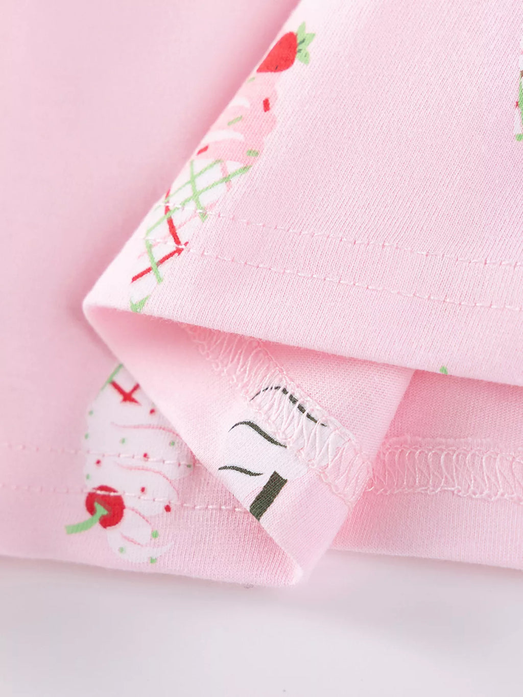 Children's Ice Cream Print Casual Dress