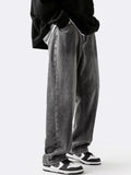 Men's Plus Size Wide Leg Relaxed Fit Jeans