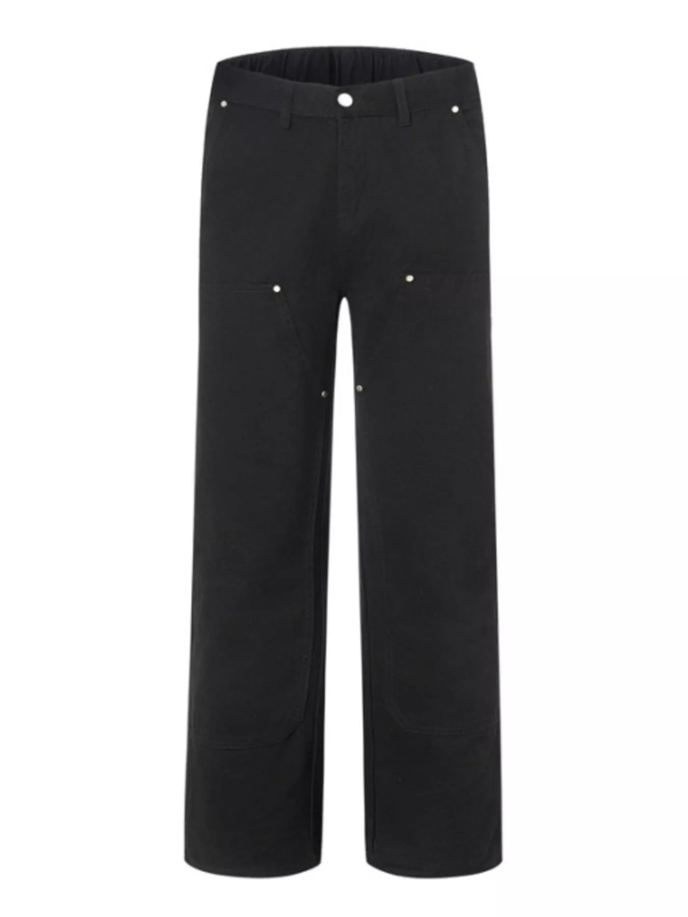 Men's Full Size Wash Wide Leg Jeans Plus Size